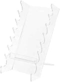 Makeup Brush Holder - Makeup Brush Organizer | Acrylic Display Stand | 7 Tier Acrylic Makeup Brush Holder | Pen Holder Display Stand | Clear Paint Brush Drying Rack Hair Brush Holder For Women