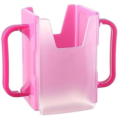 Milk Box Holder, PP Milk Box Cup Holder, No Squeeze Juice Box, Spill Proof Milk Carton Holder, Portable Juice Bag Length Adjustable, Spill Proof Milk Carton Holder for Home, Car, Traveling
