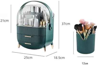 Egg Makeup Organizer, Egg Shape(Oval) Makeup Storage Box Countertop Portable Vanity Cosmetics Organizer