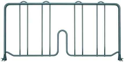 Metro DD18K3 Super Erecta 8" High Shelf Divider for Wire Shelves, Metroseal Green Epoxy, 18"
