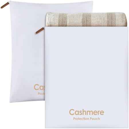 4 Pack Cashmere Sweater Storage Bags, Large Breathable Washable Pure