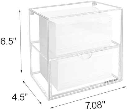 Dryer Sheet Holder Box Acrylic Laundry Sheets Container Storage Dispenser