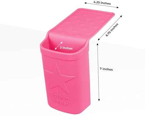 Hot Iron Holster | Adhesive-Free Silicone Storage Pocket for