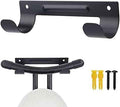 Ironing Board Hanger, Wall Mount Ironing Board Holder Organizer Wall Rack with Screws for Laundry Rooms Storage Rack Hanging Y-Leg or T-Leg Ironing Boards Towels(Black)