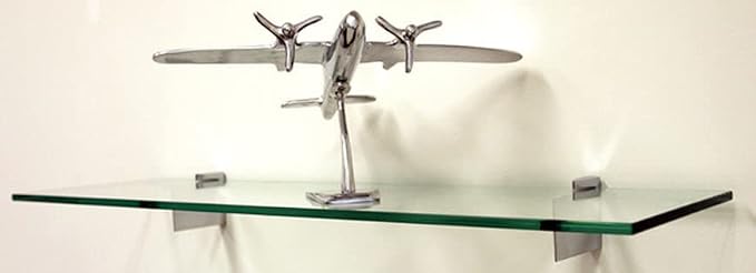 Spancraft Glass R-8x18-Chrome Raven Glass Shelf - Image 2