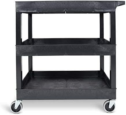 Tubstr 3-Tier Rolling Utility Cart 2-Pack | Each Supports up to 300 lbs. - Image 8