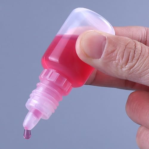 12PCS 3ML White Plastic Empty Squeezable Dropper Bottles Portable Eye