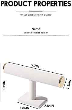 Bracelet Holder Stand,Bracelet Organizer Display for Selling,Bangle Organizer for Women,Watch Storage Holder for Men,Jewelry Business Supplies (Beige, 1 Tier)