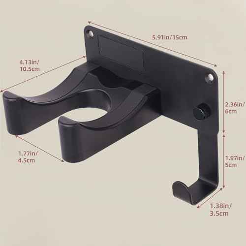 Hair Dryer Holder, Aluminum Alloy Blow Dryer Holder with