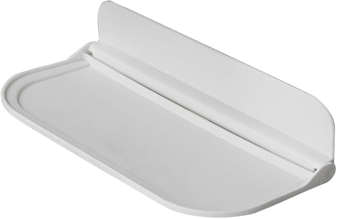 Wall Mounted Small Floating Shelf, Foldable Adhesive Plastics Floating Shelf by Unknown