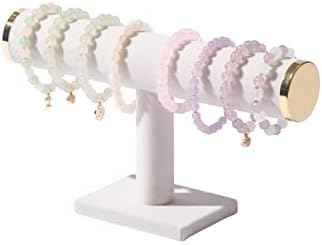 Bracelet Holder Stand,Bracelet Organizer Display for Selling,Bangle Organizer for Women,Watch Storage Holder for Men,Jewelry Business Supplies (Beige, 1 Tier)