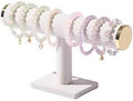 Bracelet Holder Stand,Bracelet Organizer Display for Selling,Bangle Organizer for Women,Watch Storage Holder for Men,Jewelry Business Supplies (Beige, 1 Tier)