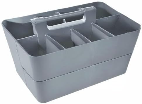 2 PACK - Portable DIY 8 Dividers Durable Plastic Tote Tool & Supply Cleaning - Image 9