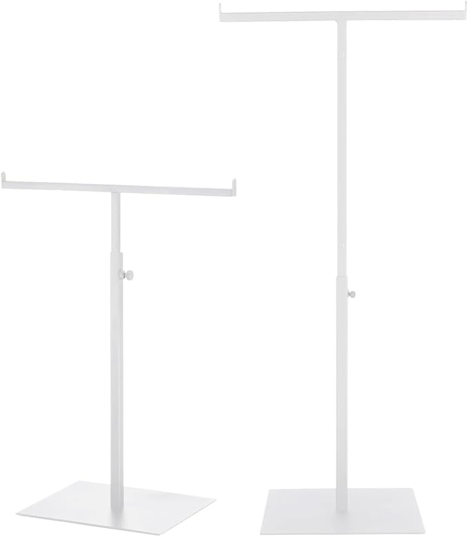 Purse Display Stand T Shaped, Countertop Jewelry/Scarf/Handbag T-Bar Display - Image 7