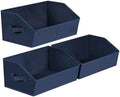 Homsorout Closet Baskets for Shelves Trapezoid - Decorative Storage