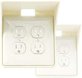 Power Perch Double Wall Outlet Shelf by StorageTheory