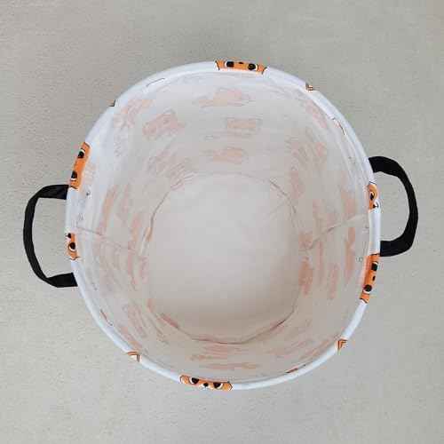 Laundry Hamper Fabric Organizer Collapsible Basket Fox