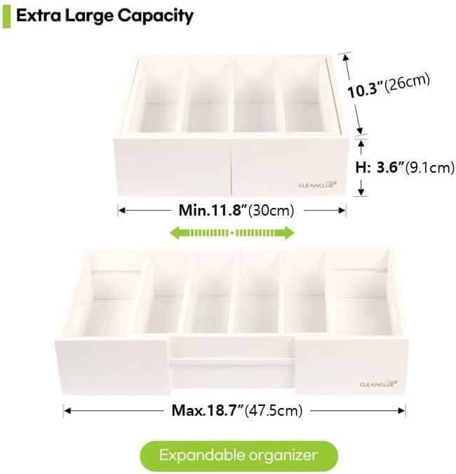 Expandable Bamboo Kitchen Cabinet Organizer for Food Container Lids Holder