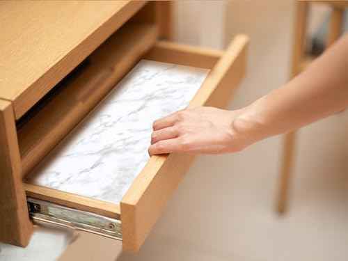 Cabinet Shelf Liners 14 Inch Wide X 20 Ft Non Adhesive Drawer Liner Strong Grip Liner for Pantry Shelves Clost Shelf Refrigerator Kitchen Bathroom Under Sink Non Slip Waterproof Cupboard Mat