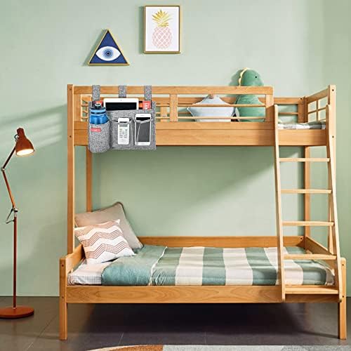 Zafit Linen Bedside Caddy, Bedside Storage Organizer for Hospital