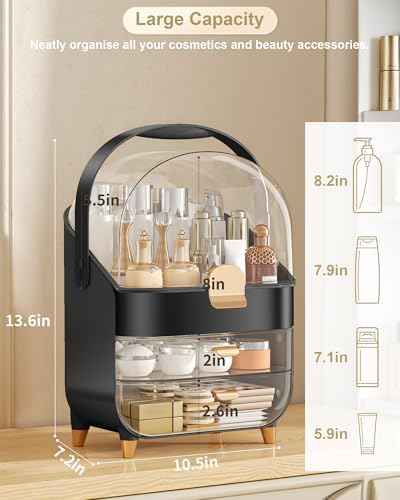 Anylady Makeup Organizer Countertop, Skincare Holder Bathroom Counter
