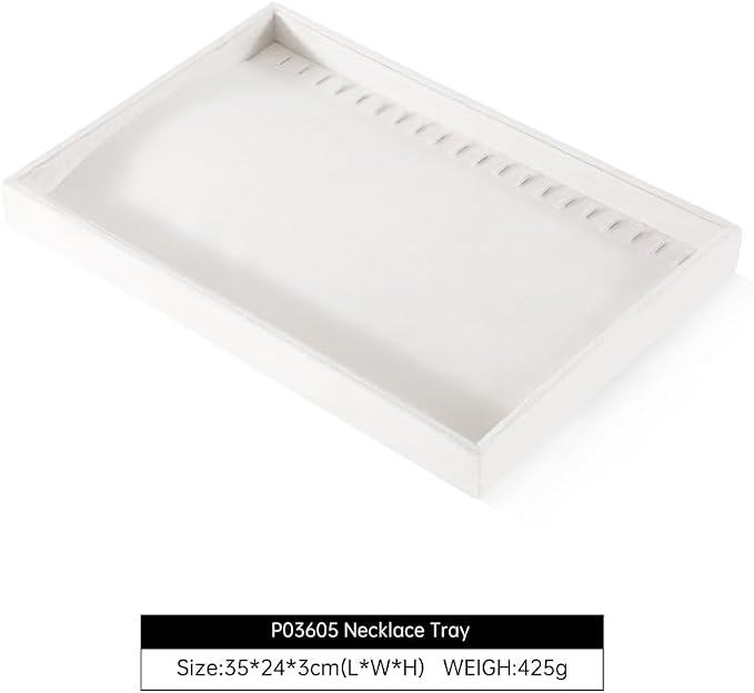 Necklace Storage Tray, Velvet Bracelet Display, Premium Jewelry Organizers - Image 3