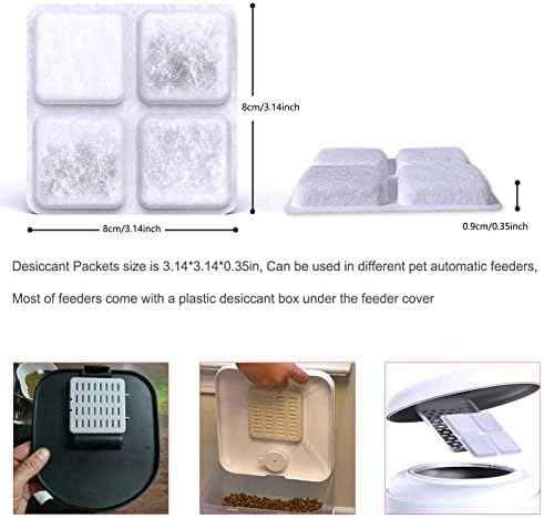 12-Pack Pet Food Desiccant Bag For Petlibro Automatic Cat dog Feeders, Keep Pet Food Dry and Fresh