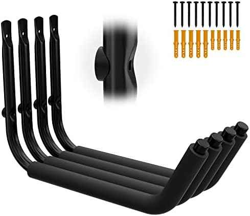 UNITEDPOWER Kayak Storage Racks, Garage Hangers, Wall Hooks for Canoe, Ladder, Bicycle, Folding Chairs, Surfboard, Snowboard, Hose and Tools, Indoor, Outdoor