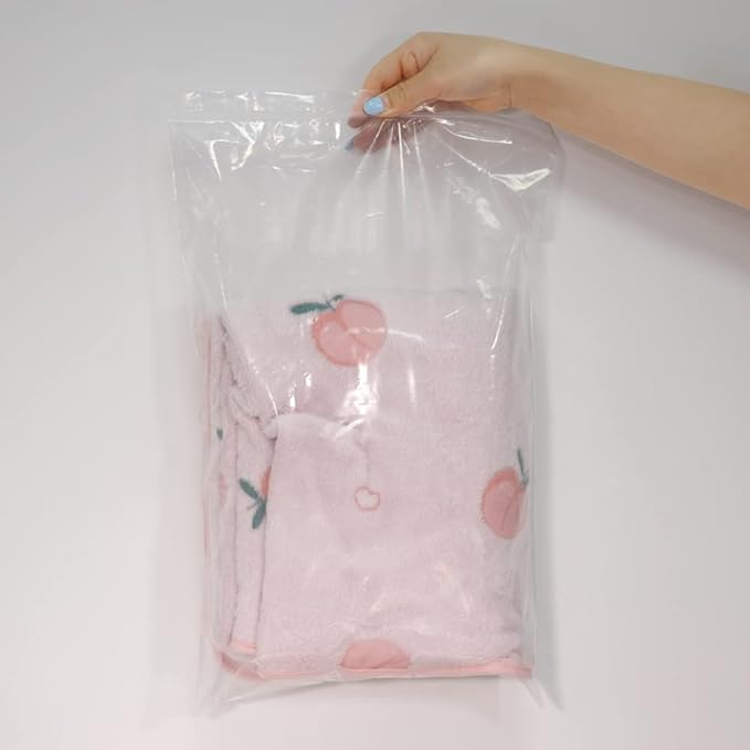 iMailer - 200 Count - 13" x 15" Clear Reclosable Zip Plastic Poly Bags - 2 - Image 3
