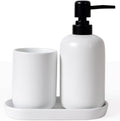 INGOFIN 3 Pcs Ceramic Bathroom Accessory Set by INGOFIN