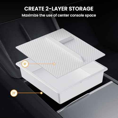 Center Console Organizer for Tesla Model 3 Highland 2024-2026 & Model