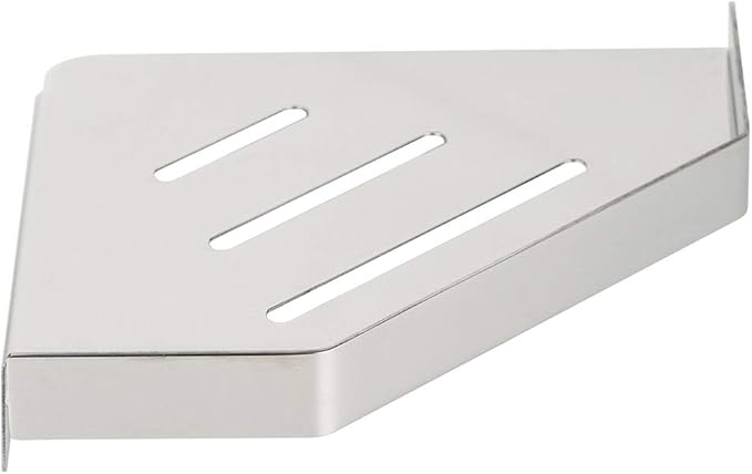 Lavatory Bathroom Corner 304 Stainless Steel Shelf Wall Mount Triangular by YISMAN
