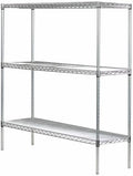 Omega 24" Deep x 54" Wide x 80" High 3 Tier Gray Starter Shelving Unit by OmegaProductsCorporation
