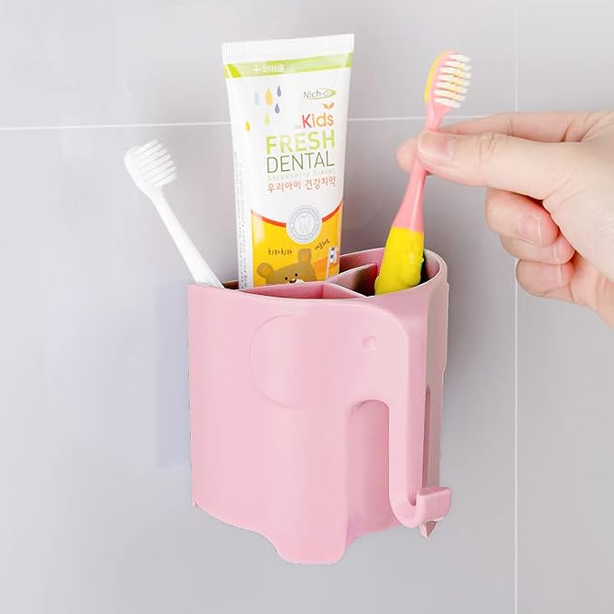 Elephant Toothbrush Holder for Toddler, Cute Toothbrush Holder for Kids - Image 4