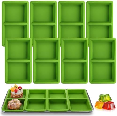 8 Pcs Silicone Tray Dividers Compatible with Harvest Right Freeze Dryer Medium Trays Silicone Food Molds Compatible with Harvest Right Freeze Dryer Accessories Green Food Freezer Tray