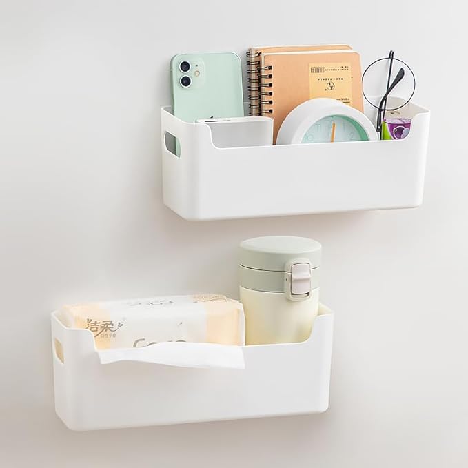 2 Pack Cabinet Organizer Storage, Adhesive Over Cabinet Door Organizer - Image 5