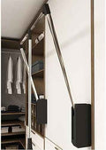 Pull Down Closet Rod, Stainless Steel Adjustable 26''-35'', 60 lbs Capacity