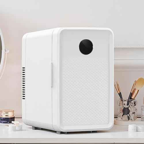 Kikihouse 12L/22L Mini Fridge for Bedroom, Small Refrigerator for Skincare