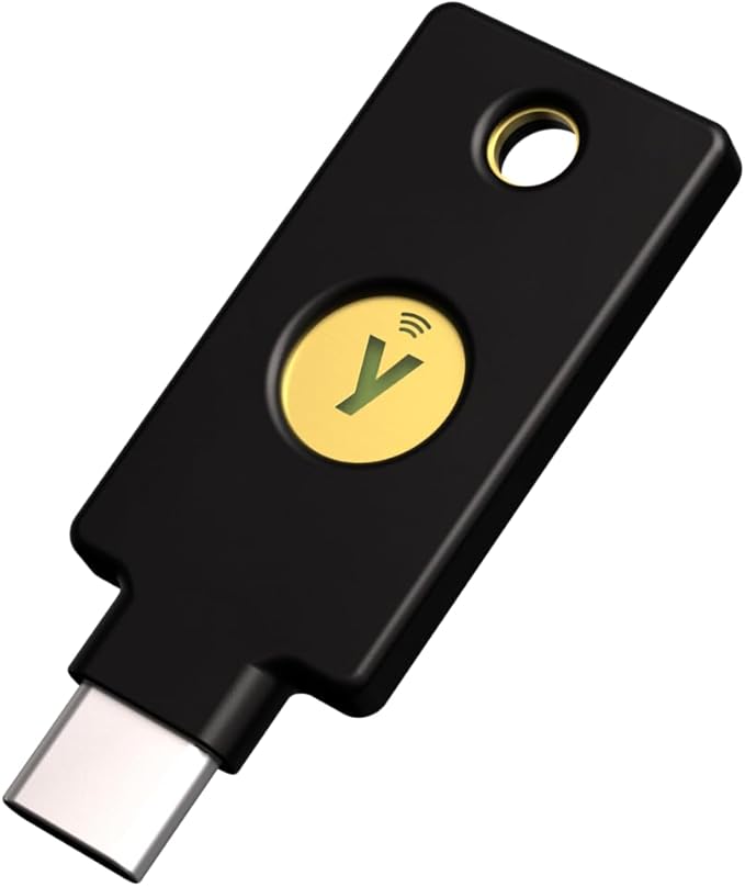 Yubico - YubiKey 5C NFC - Multi-Factor authentication Security Key and passkey by Yubico