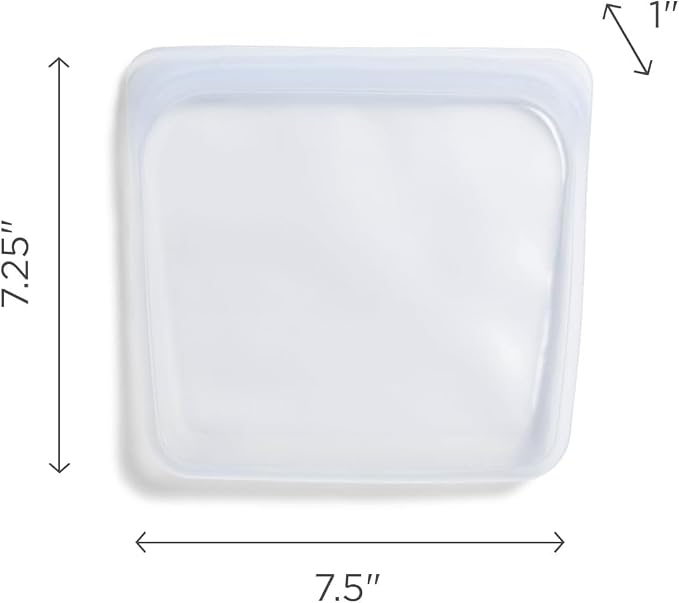 Stasher Premium Silicone Reusable Food Storage Bags, Lunch Bag, Travel - Image 5