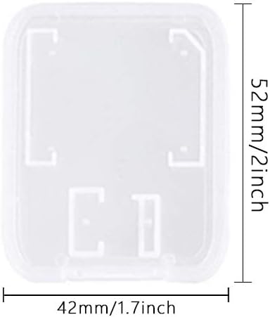 Clear Plastic Memory Card Case Compatible - Image 2