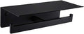 APLusee Matte Black Double Toilet Paper Holder by APLusee