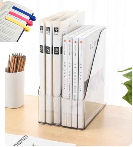 Acrylic Magazine Holder, 2PCS File Magazine & Book Storage Rack for