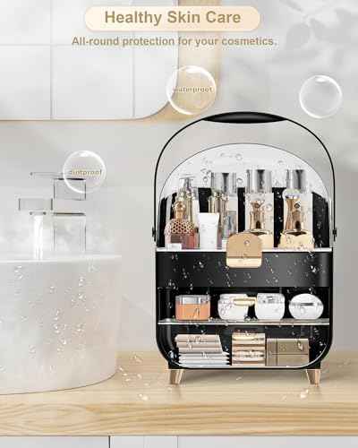Anylady Makeup Organizer Countertop, Skincare Holder Bathroom Counter
