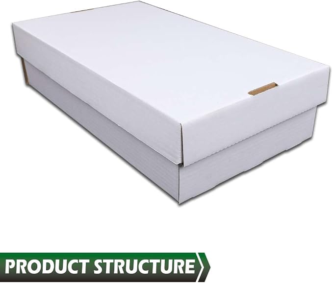GRAND ORANGE 3Row 3000 Count Trading Card Storage Box Corrugated Cardboard - Image 7