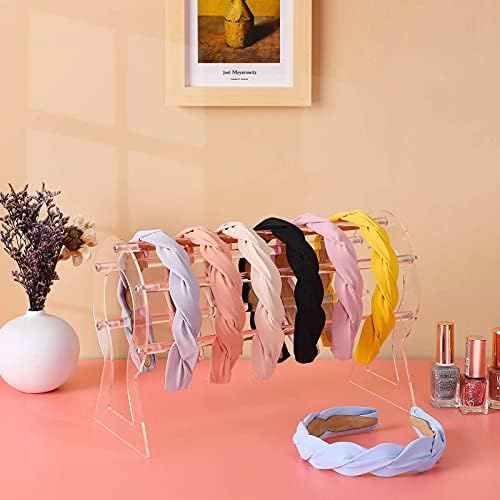 Headband Holder, Clear Headband Organizer, Acrylic Hair Hoop Display Stand