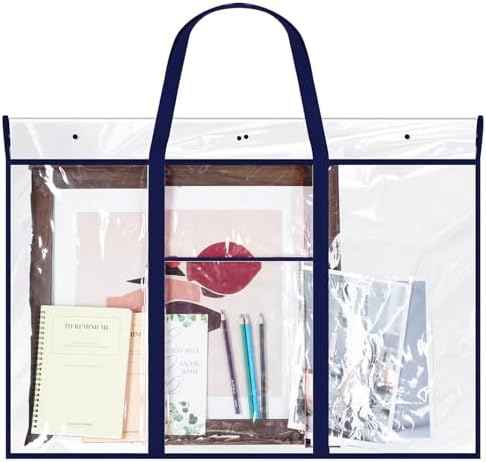 Windyun 1 Pack Bulletin Board Storage Bag 48" X 36", Poster Holder, Blue