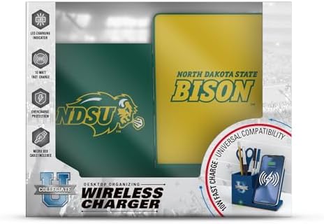 SOAR NCAA Unisex Wireless Charging Stand with Desktop Organizer