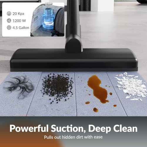 Giraffe Tools Grandstorm Retractable Vacuum Cleaner, Garage Mount, Grey