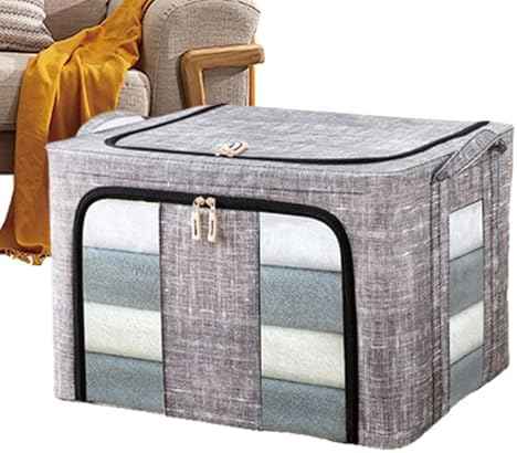 Clothes Storage Bins 66L with Clear Window Box
